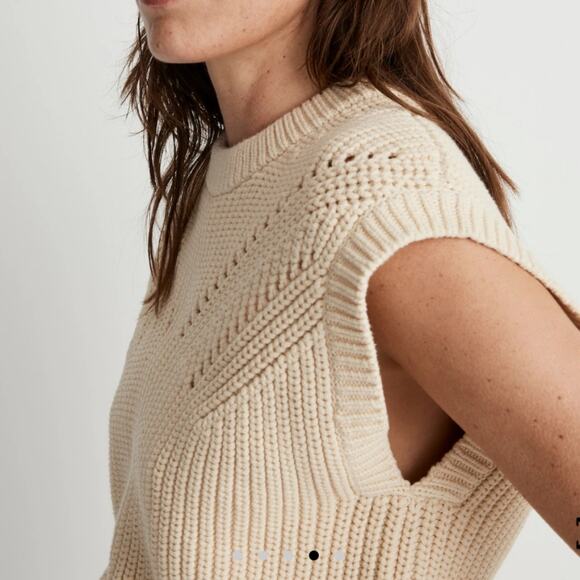 NWT Madewell Mariella Pointelle Sweater - Picture 10 of 10